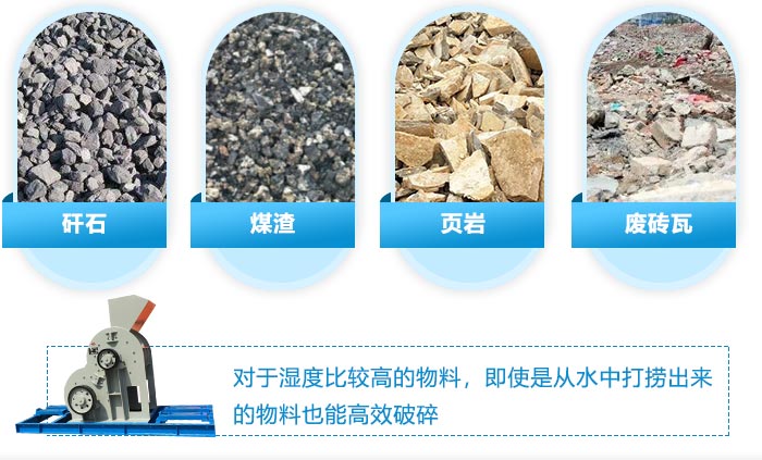 双级湿料粉碎机，可用于煤矸石、砖渣等物料的破碎
