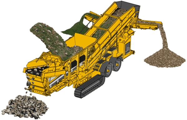 破碎制砂一体设备的工作原理，占地面积小，工作效率高