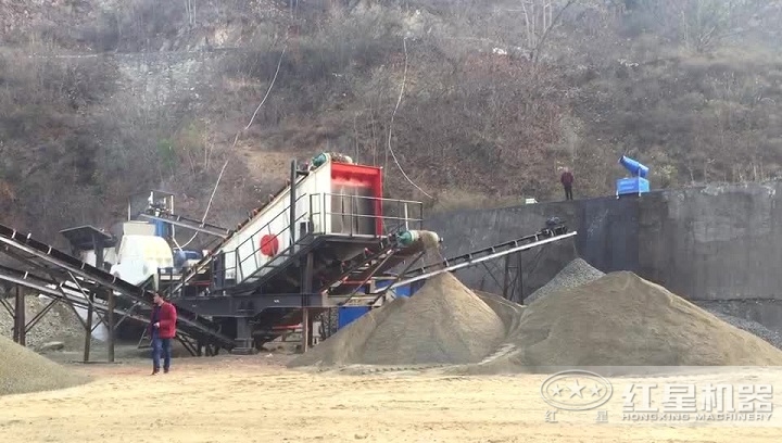 河北地区某客户制砂生产现场
